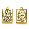 Rack Plating Alloy Pendants PALLOY-WH0103-04C-AG-1