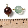 Dyed Natural Agate Pendants KK-P242-09D-G-3