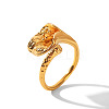 304 Stainless Steel Cuff Open Rings for Women WG3AC19-01-1