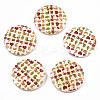 Fruit Seris Printed Wood Pendants WOOD-S045-103A-07-1