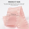 10 Yards Polyester Ruffled Ribbons PW-WG29113-11-2