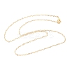 1/20 14K Gold Filled Heart Link Chain Necklaces for Women NJEW-Z068-03G-01-4