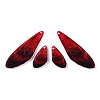 Transparent Resin Wing Earrings Pendants FIND-TAC0006-60A-2