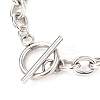 Tarnish Resistant Unisex 304 Stainless Steel Figaro Chain Bracelets LS-BJEW-H541-06A-P-2