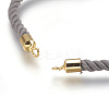 Cotton Cord Bracelet Making KK-F758-03J-G-2
