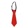 Chistmas Theme Non-woven Fabrics Necktie LS-AJEW-L092-A05-2