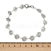 304 Stainless Steel Link Chain Bracelets for Women BJEW-Z143-26P-5
