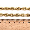 304 Stainless Steel Rope Chain Necklaces for Women NJEW-I065-20C-01G-4