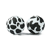 Round/Polygon Food Grade Silicone Focal Beads SIL-F003-06D-5