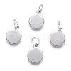 Non-Tarnish 304 Stainless Steel Charms EJEW-L238-02A-P-1