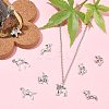 Tibetan Style Alloy Puppy Pendants TIBEP-CJ0001-18-6