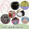 Imitation Leather Braided Round Cord Bag Handles with Zinc Alloy Clasps FIND-WH0126-941A-02-5