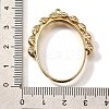 Rotatable Alloy Swivel Open Back Bezel Pendants PALLOY-I223-18LG-3