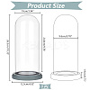 Glass Dome Cover AJEW-WH0471-49A-2
