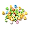 UV Plating Opaque Acrylic European Beads SACR-Z007-01D-1