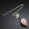 Natural & Synthetic Gemstone Dowsing Pendulum Big Pendants PW-WGAD194-02-1
