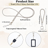 2Pcs 2 Styles Zinc Alloy Resin Universal Cell Phone Strap Crossbody Neck Strap Phone Charms AJEW-CP0008-93A-2