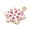 Alloy Enamel Pendants ENAM-B030-02G-16-2