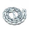 Baking Paint Glass Beads Strands DGLA-S115-22x10mm-S71-2