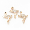 Alloy Rhinestone Links connectors X-ALRI-Q235-007G-1