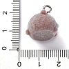 Flocky Animal Resin Pendants FIND-S001-05B-3