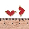 Ion Plating(IP) 304 Stainless Steel Enamel Connector Charms X-STAS-P339-10G-01-3