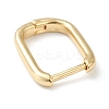 Brass Huggie Hoop Earrings EJEW-L234-025-4