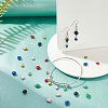 72Pcs 12 Style Ion Plating(IP) 304 Stainless Steel Enamel Links/Connectors and Charms STAS-UN0032-11-3