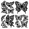 4Pcs 4 Styles PET Waterproof Self-adhesive Car Stickers DIY-WH0308-225A-096-1