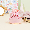 Velvet Jewelry Bags with Drawstring & Plastic Imitation Pearl LS-TP-CJC0001-03G-5