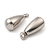 201 Stainless Steel Tail Chain Drop Charms STAS-D061-04E-P-3
