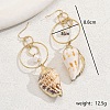 Shell & Imitation Pearl Seashell Earrings for Women XZ4806-1