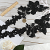 Polyester Embroidery Lace Appliques DIY-WH0401-95-4