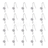 20Pcs Brass Earring Hooks JX503B-1