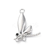 Brass Rhinestone Pendants KK-E793-09P-1