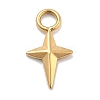 Ion Plating(IP) 304 Stainless Steel Charms STAS-P379-31G-1