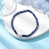 Natural Gemstone and Pearl Beads Btacelets BJEW-JB10681-4