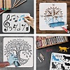 Plastic Hollow Out Drawing Painting Stencils Templates DIY-WH0396-863-4