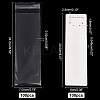 100Pcs Rectangle Paper Jewelry Display Cards for Necklaces & Earrings Storage CDIS-PH0001-58-2