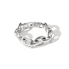 304 Stainless Steel Oval Link Chain Bracelets for Unisex LS-XX1878-3-2
