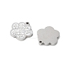201 Stainless Steel Rhinestone Pendants STAS-V005-05P-04-2