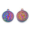 Ion Plating(IP) 201 Stainless Steel Pendants STAS-N098-200M-1