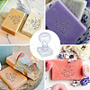 Clear Acrylic Soap Stamps DIY-WH0437-006-3