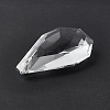 Transparent Glass Big Pendants GLAA-F118-13-3