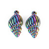 Rainbow Color Alloy Pendants PALLOY-S180-256-NR-2