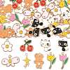 36Pcs 9 Styles Alloy Enamel Pendants ENAM-FS0004-31-3