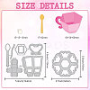 Carbon Steel Cutting Dies Stencils DIY-WH0309-1871-2