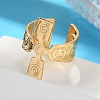 304 Stainless Steel Open Cuff Rings RJEW-S623-01G-1