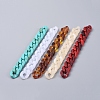 Handmade Acrylic Curb Chains/Twisted Chains AJEW-JB00530-1