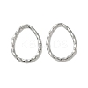 304 Stainless Steel Twisted Teardrop Linking Rings STAS-L300-007P-1